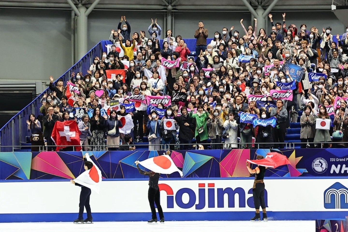 NHK杯の会場で日本女子フィギュア界を代表する人気スケーターが衝撃的な姿を公開していた。写真：梅月智史（THE DIGEST写真部）