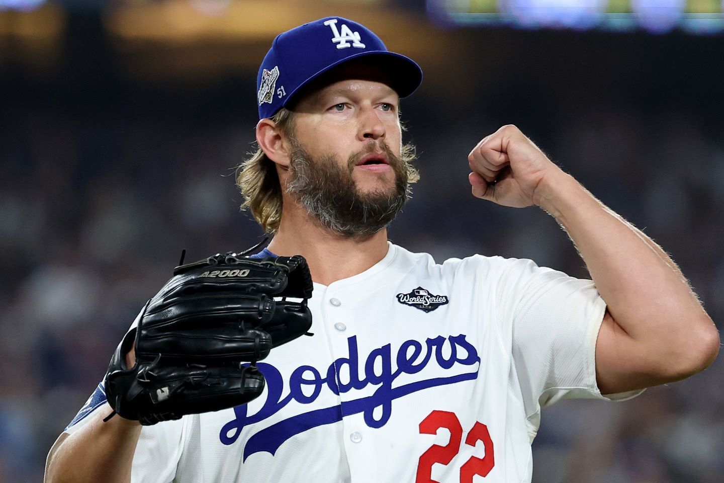 今季限りで引退したカーショウ。(C) Getty Images