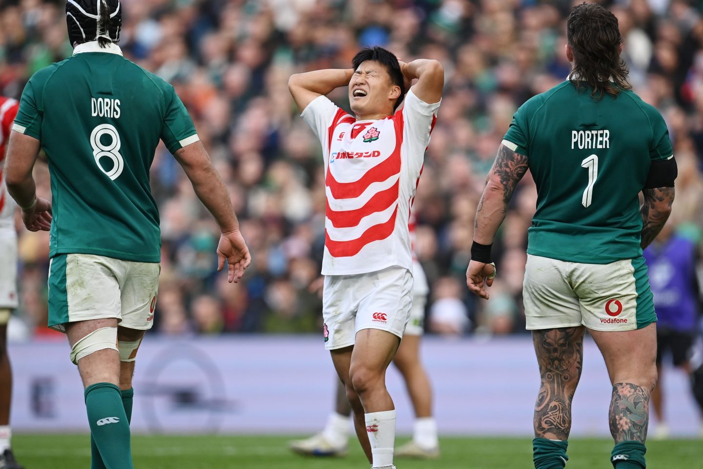 アイルランド戦で先発した齋藤。随所に輝きを放った。(C) Getty Images