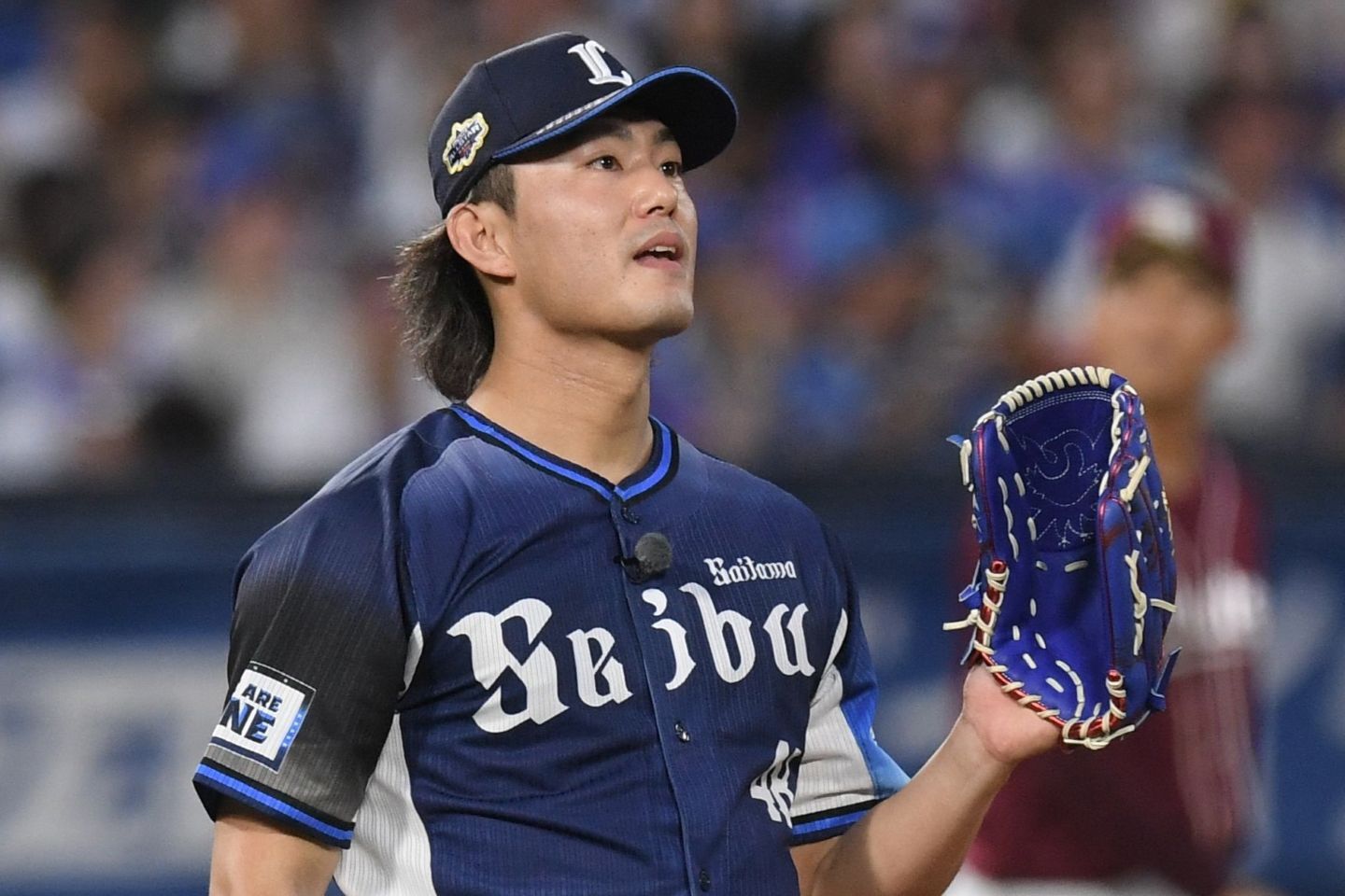 今井のメジャー挑戦を西武が容認した。写真：滝川敏之