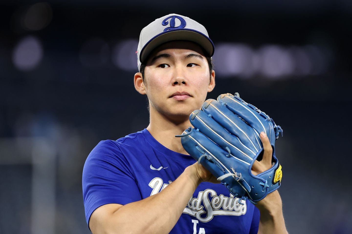 メジャーデビューのシーズンで世界一のメンバーとなったキム・ヘソン。(C) Getty Images