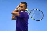 ３年ぶりにATPファイナルズ出場を果たしたオジェ-アリアシム。「今の自分の方がいい選手だと思う」と語る。(C)Getty Images