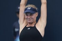 ヤストレムスカがオフを満喫する様子をSNSでアップしている。（C）Getty Images