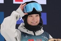 スノーボード女子ハーフパイプで注目が集まる16歳の清水さら。(C)Getty Images