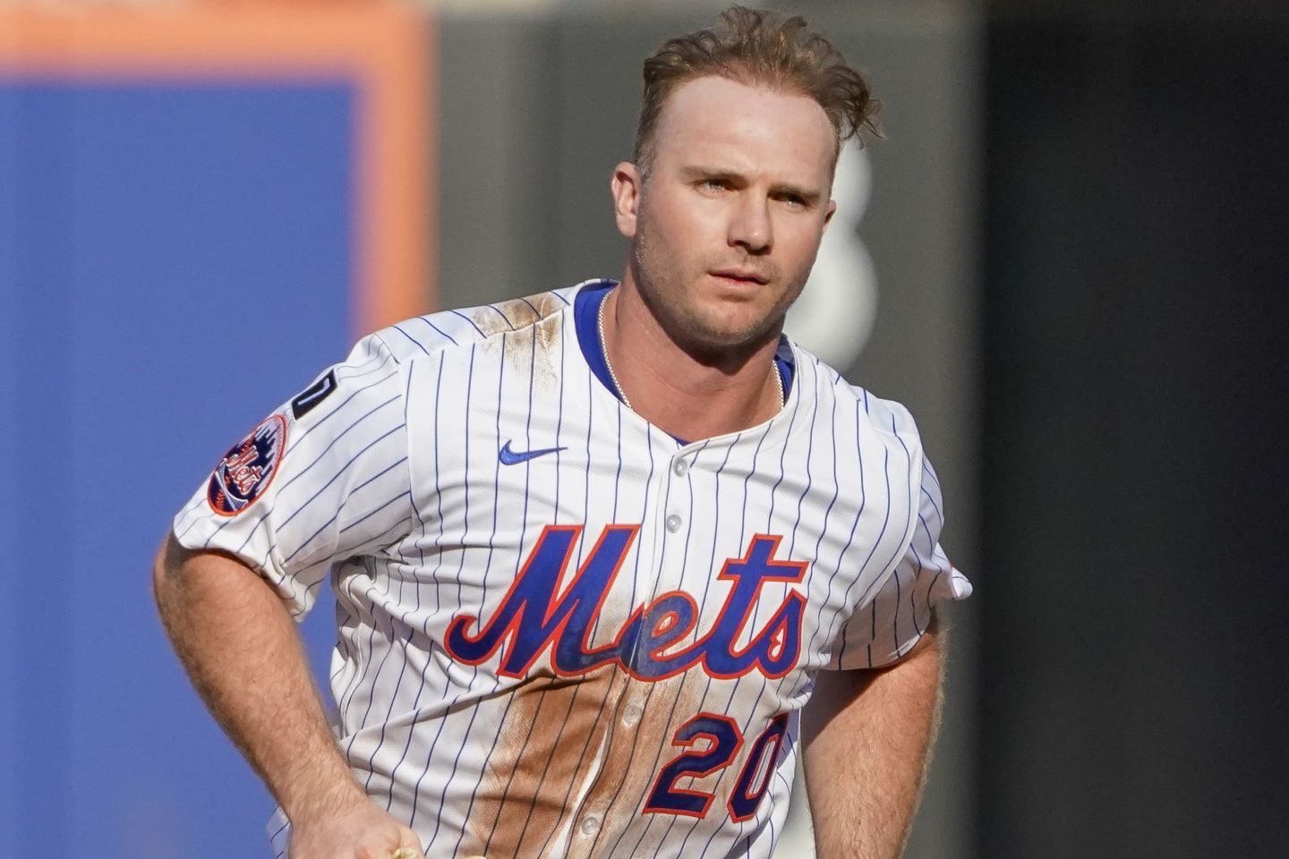 FA市場で長期かつ高額契約が見込まれるメッツのアロンソ。(C) Getty Images