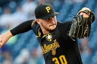 今季ナ・リーグのサイ・ヤング賞を受賞したパイレーツのスキーンズ。(C)Getty Images