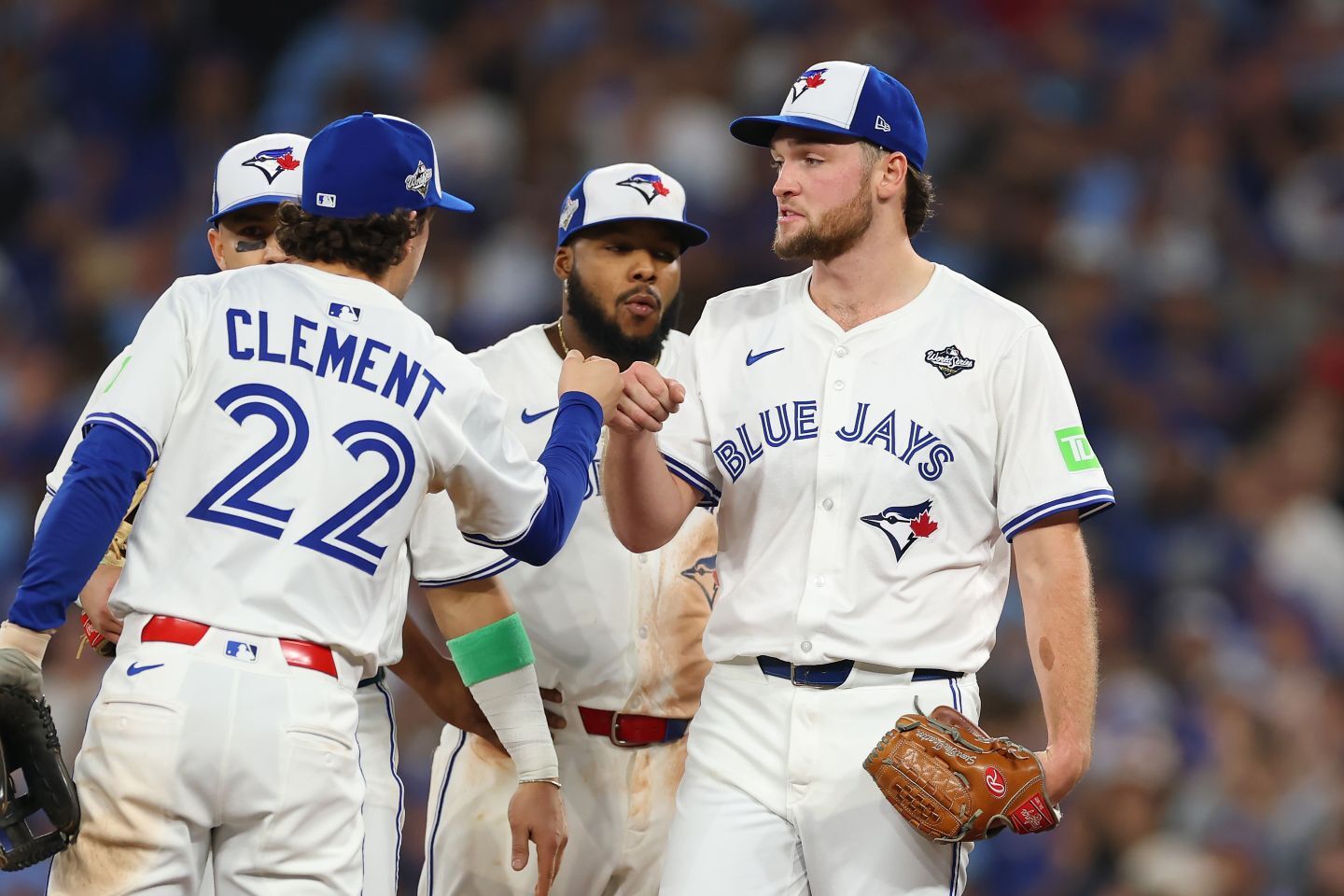 今季のポストシーズンで快進撃を見せたブルージェイズ。来季へ向けて投手陣の補強が課題だ。(C) Getty Images