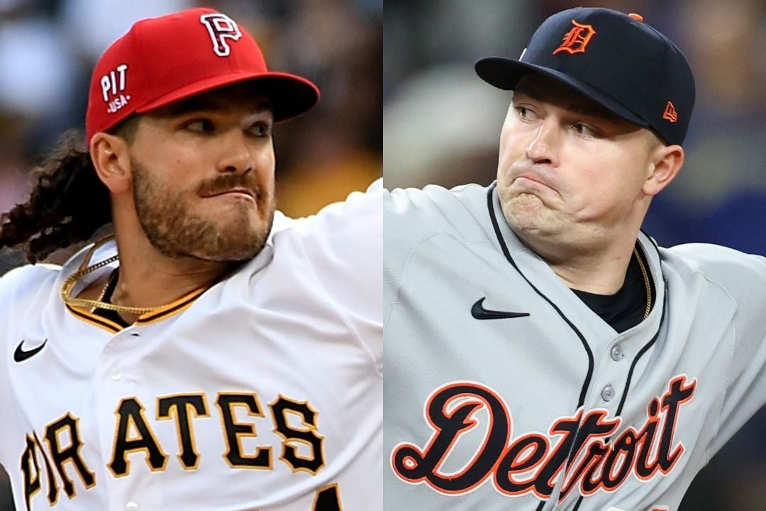 タイガースから来オフFAとなるCY賞左腕スクーバル（右）。ブルペンの補強候補として名前が挙がっている元日本ハムのポンセ（左）。(C)Getty Images