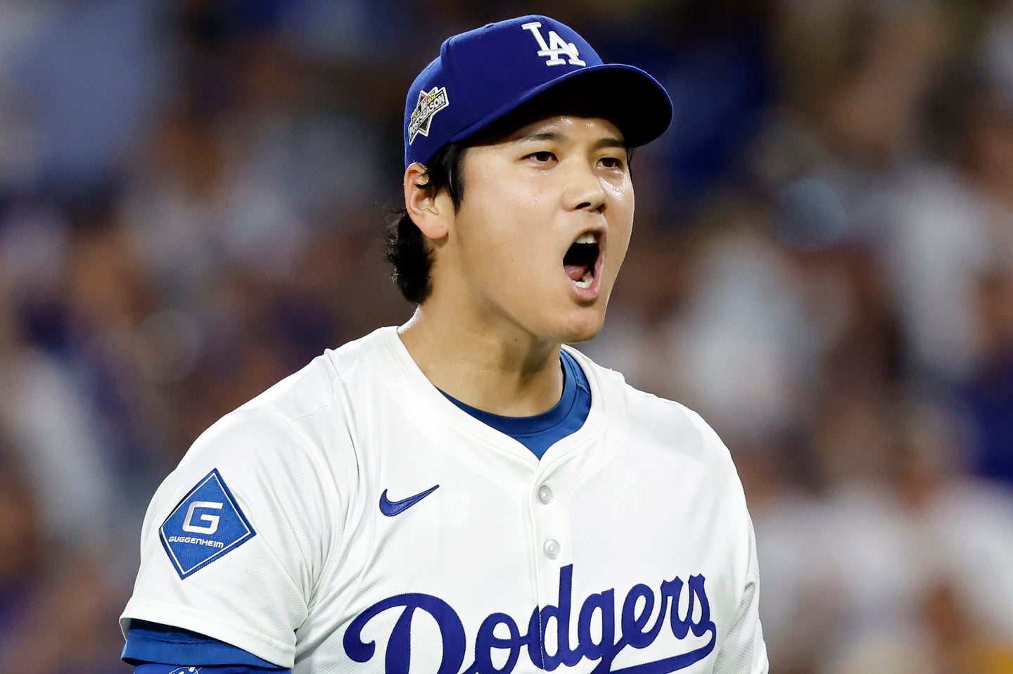 ３年連続４度目のMVP受賞を果たした大谷。（C）Getty Images