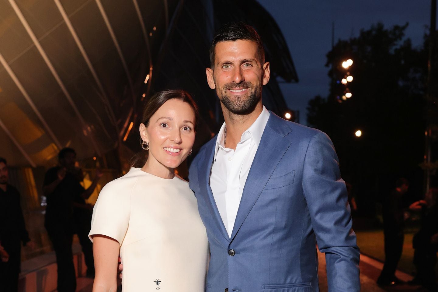 テニス界の名手を支える妻のエレナさん(左）だが、結婚する前はジョコビッチ（右）の友人でもある別のテニス選手と交際していたという。(C)Getty Images