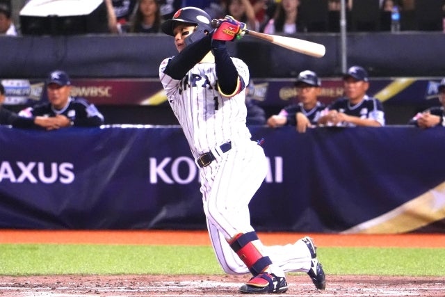 ３年連続で侍ジャパンに選出された森下。(C)Getty Images