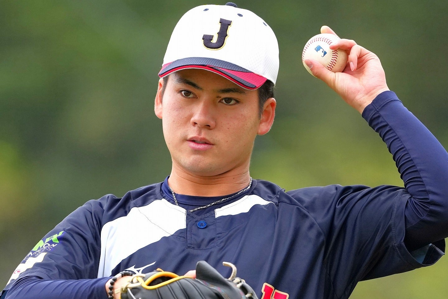 第２戦先発への意気込みを語った金丸。(C) Getty Images