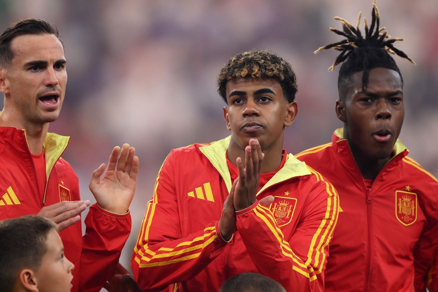 ヤマルがスペイン代表から離脱。(C) Getty Images
