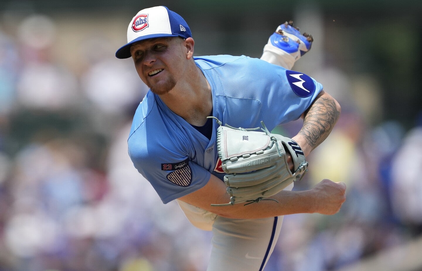 ５月にデビューしたホートンは11勝４敗、防御率2.67の好成績でプレーオフ進出に大きく貢献した。（写真）GETTY IMAGES