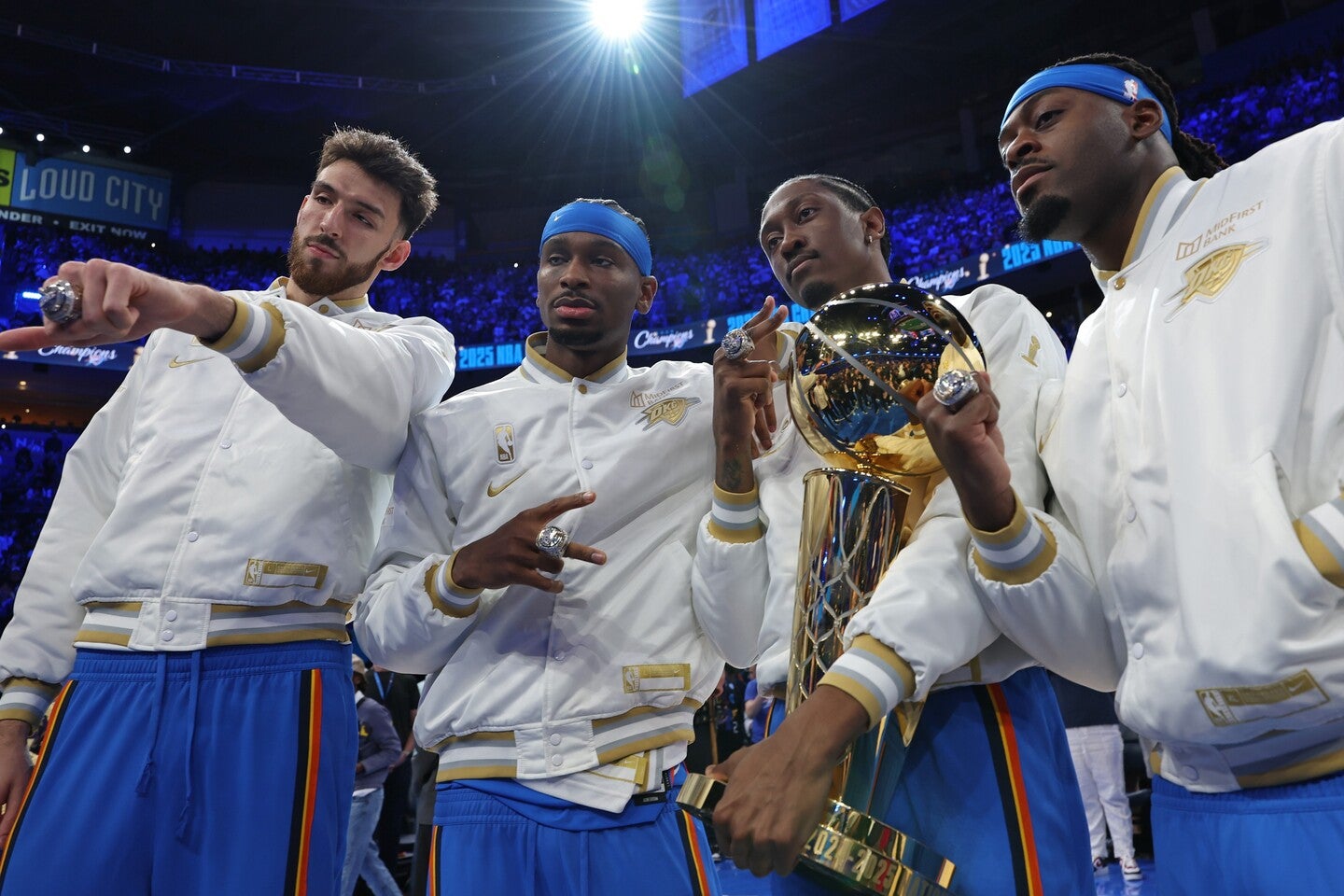 今季のサンダーは、73勝超えが狙えそうなほどの勢いで勝ちまくっている。(C)Getty Images