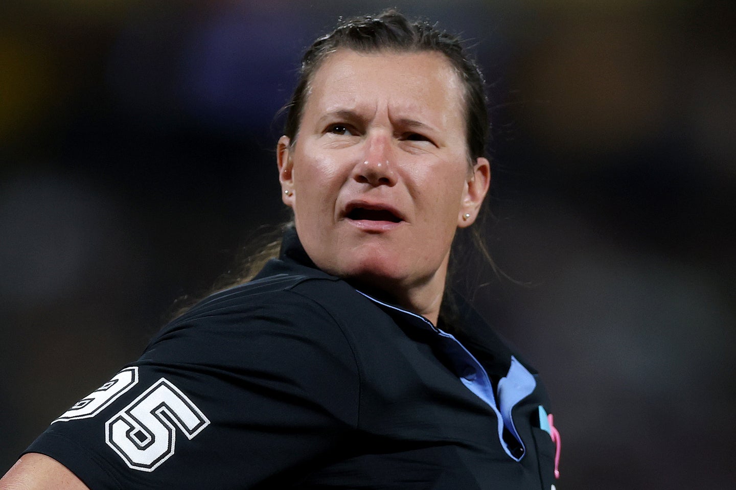 侍J強化試合で球審を務めたパウォル氏。(C)Getty Images