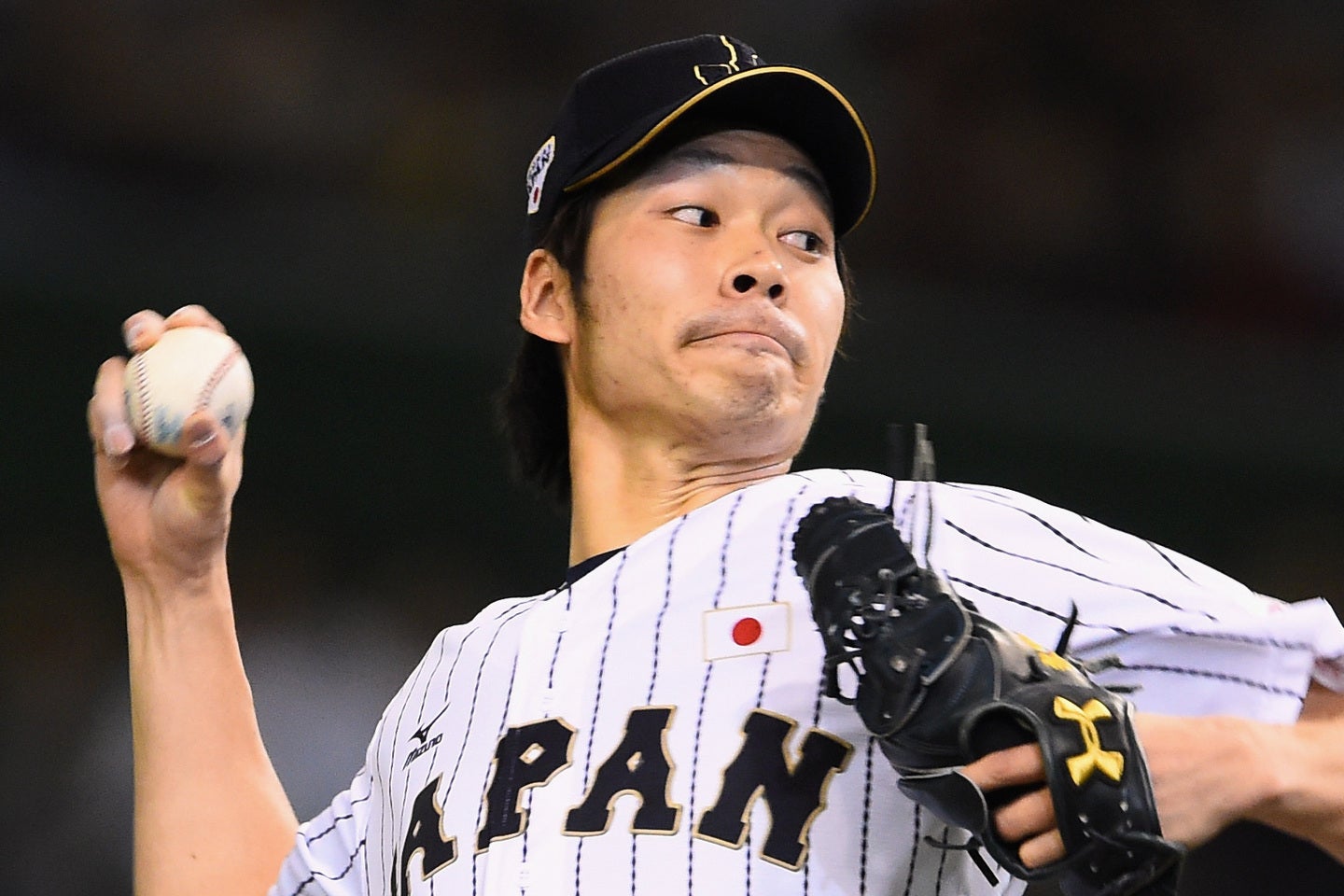 KBOSSGランダースに入団した元日本代表の武田翔太。（C）Getty Images