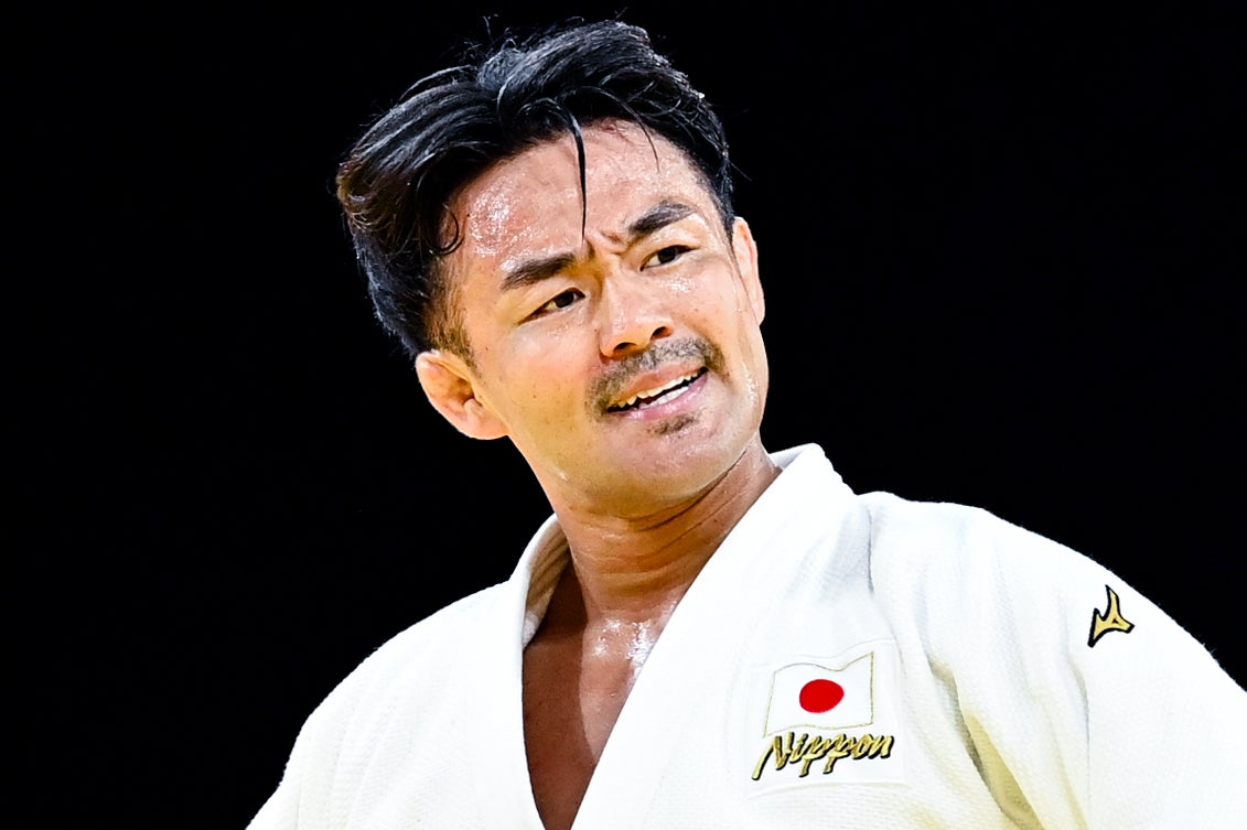 東京ドームで行なわれた侍ジャパンと韓国の強化試合を現地観戦した柔道メダリストの橋本。（C）Getty Images