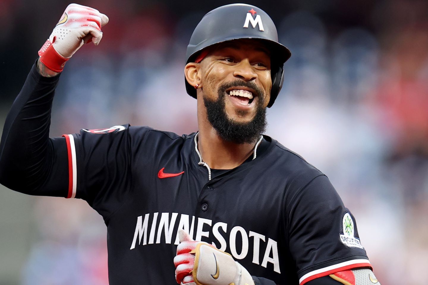 キャリア11年をツインズ一筋でプレーしてバクストン。(C)Getty Images