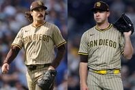 パドレスからフリーエージェントしたシース（左）とキング（右）。(C) Getty Images