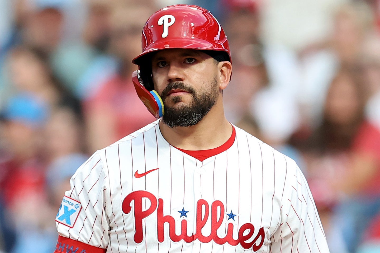 米球界ではフィリーズの強打者シュワーバーの去就に注目が集まっている。（C）Getty Images
