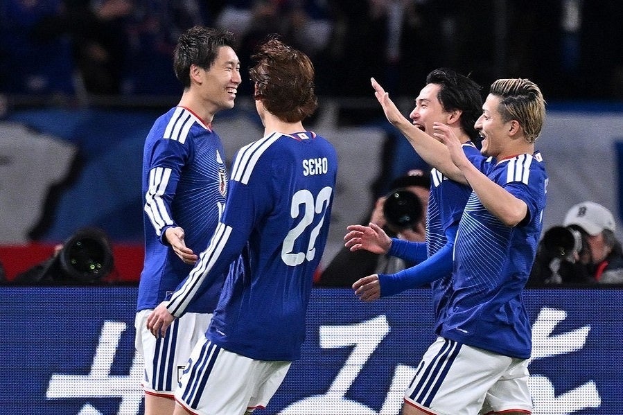 日本は鎌田大地のゴールであっさり先制した。(C)Getty Images