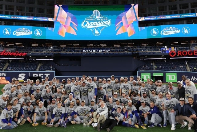 25年シーズンに球団史上初の２連覇を達成したドジャース。(C)THE DIGEST