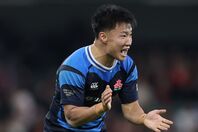 スクラムハーフとして日本代表を支える齋藤。(C) Getty Images