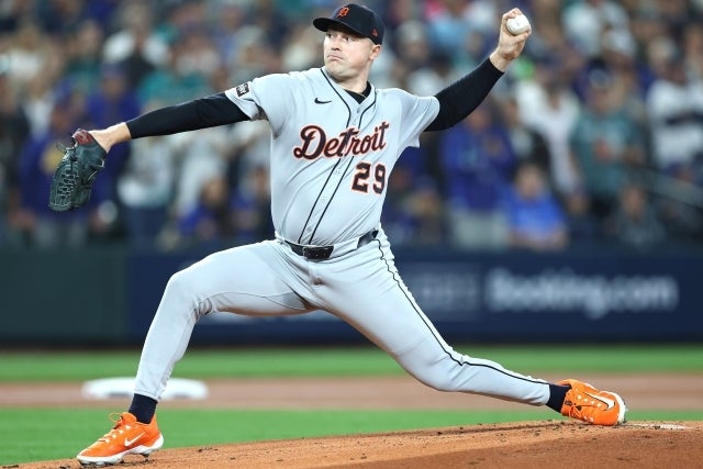 25シーズンも素晴らしいピッチングを披露し、サイ・ヤング賞に輝いたスクーバル。(C)Getty Images