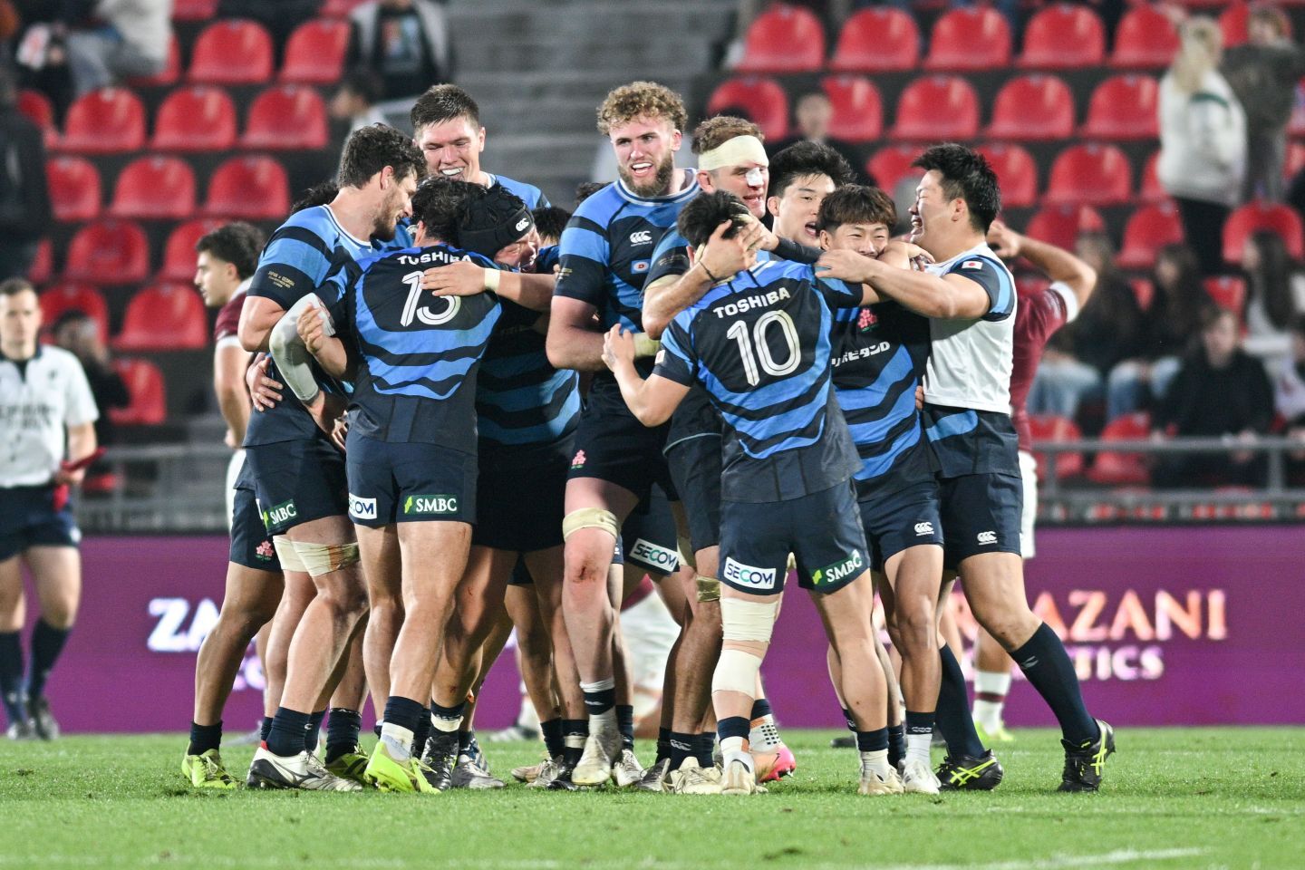 ジョージアを相手に土壇場での逆転勝利を収めた。(C) Getty Images