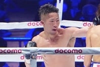 那須川とのWBC世界バンタム級王座決定戦を制した井上。(C)THE DIGEST