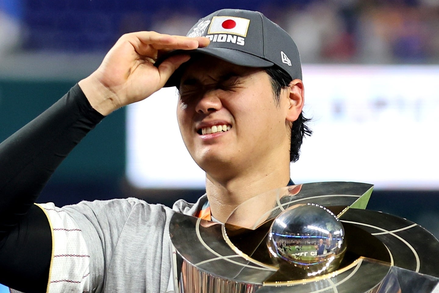 26年３月に行なわれるWBCに、日本代表として出場すると発表した大谷。(C)Getty Images