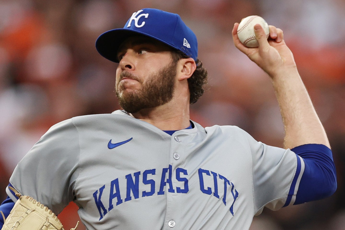 ロッテと契約合意した元ロイヤルズの左腕ロング。（C）Getty Images