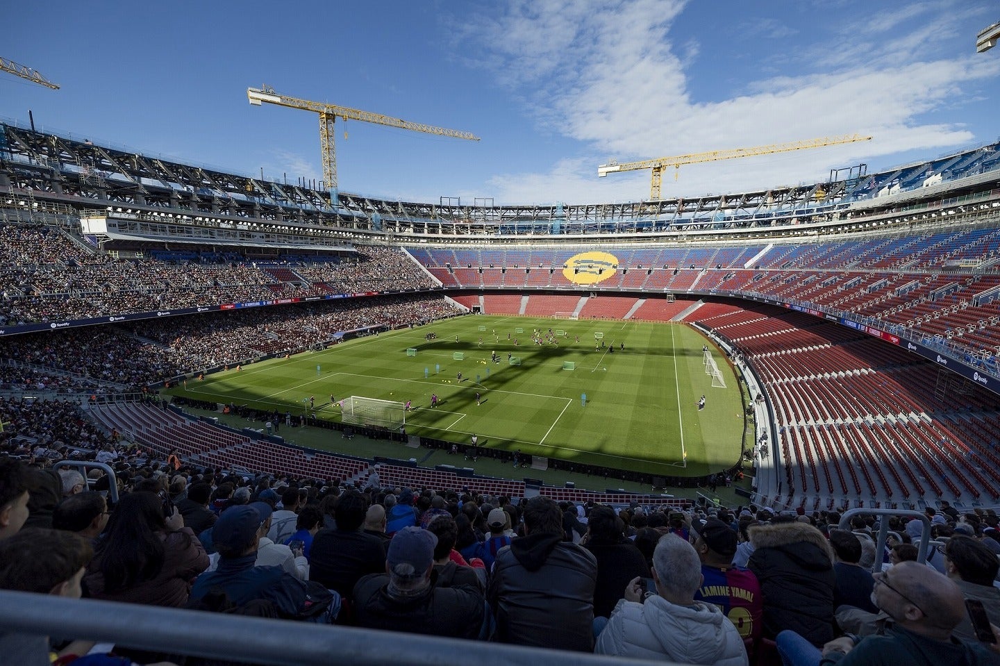 バルセロニスタの聖地カンプ・ノウ。改修完了後の収容人数は10万5000人になる予定だ。(C)Getty Images