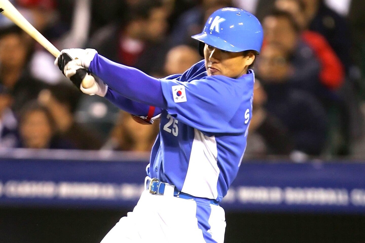 現役時代は韓国代表としてWBC、五輪で活躍したイ・スンヨプ氏。(C)Getty Images