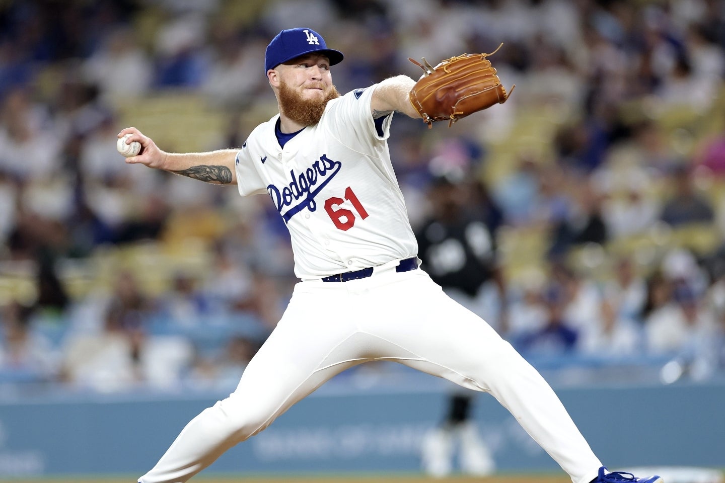 延長18回までもつれたワールドシリーズ第３戦に登板したクラインは、15回～18回を投げて無失点。ドジャースの優勝に大きな貢献を果たしたひとりだ。(C)Getty Images