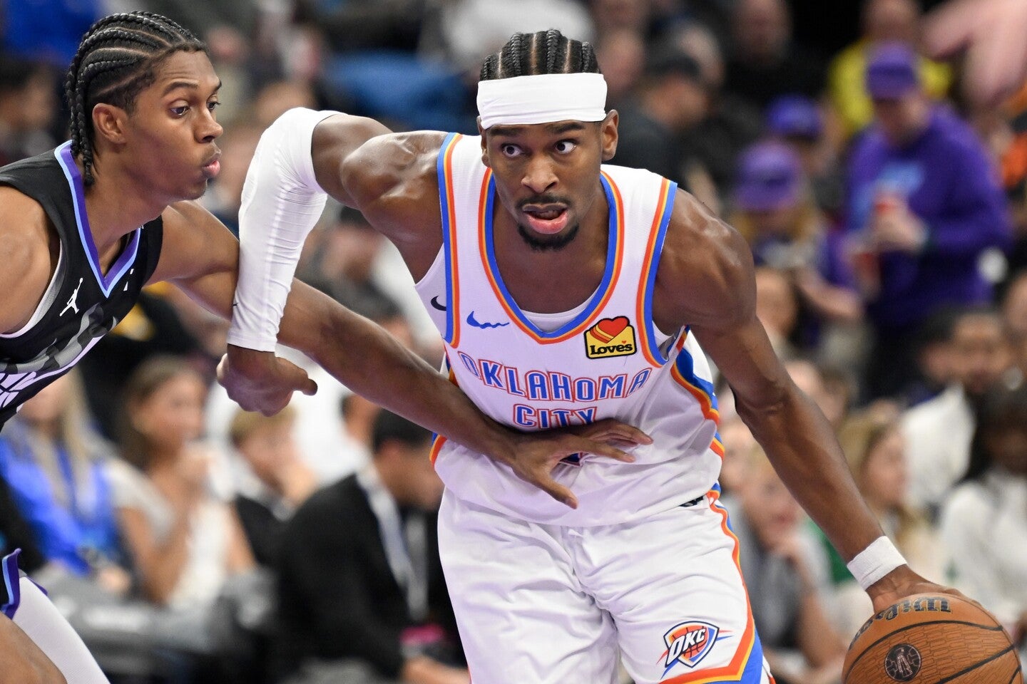 昨季に続きMVP級の活躍を見せるSGAに率いられ、サンダーは18勝１敗とロケットスタートを切っている。(C)Getty Images