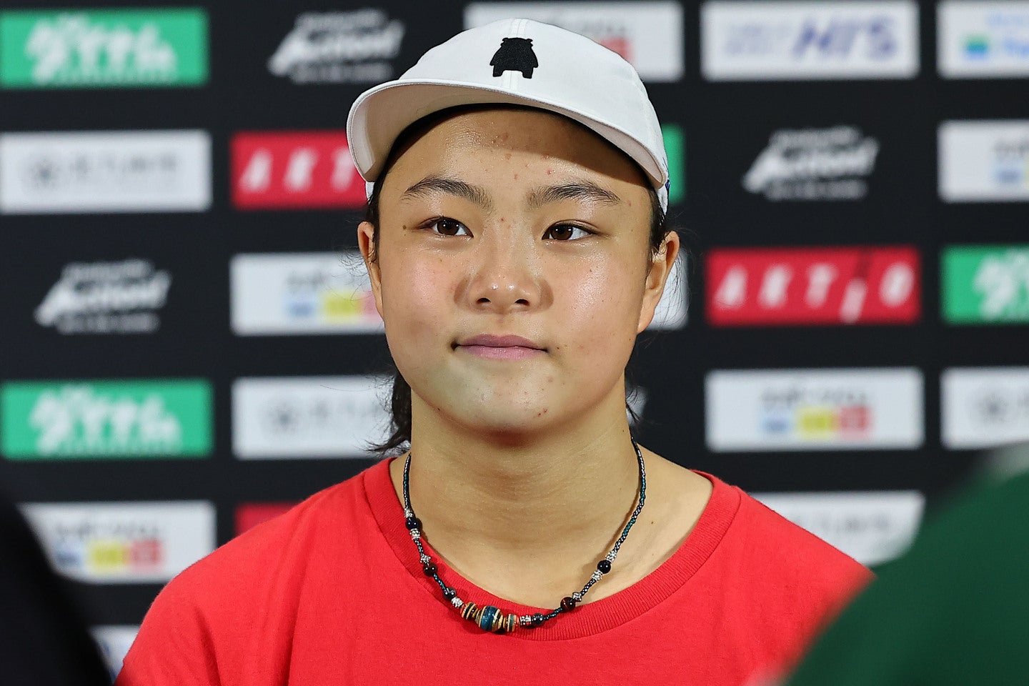 準決勝進出を果たした13歳の松本。写真：梅月智史（THE DIGEST写真部）