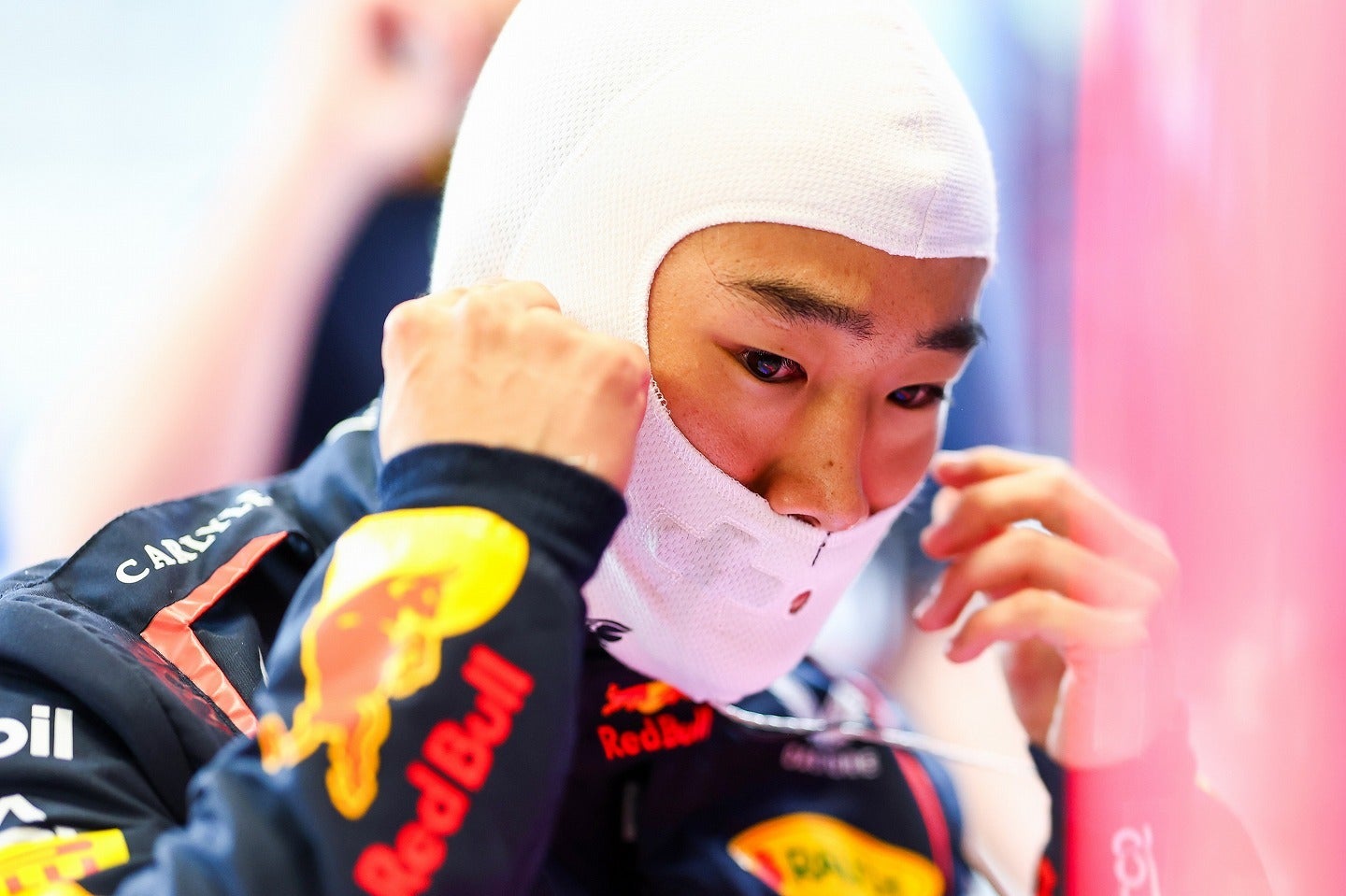 フェルスタッペンとの差は縮まったものの、Q1敗退という結果に終わった角田。(C)Getty Images