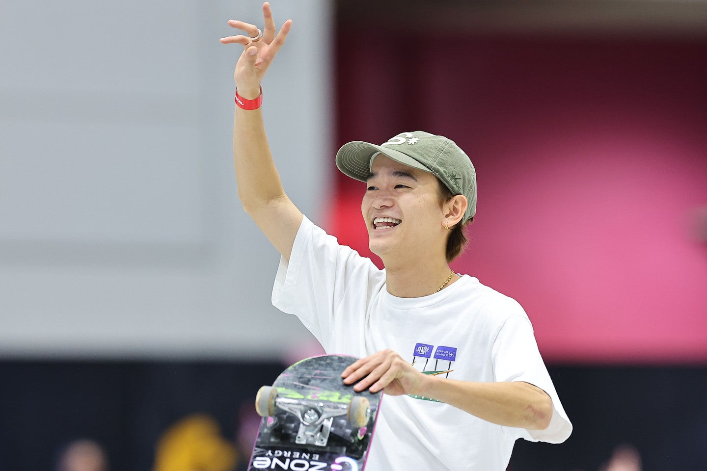 福岡・小倉でのスケートボード国際大会で金メダルを獲得した白井。写真：梅月智史（THE DIGEST写真部）