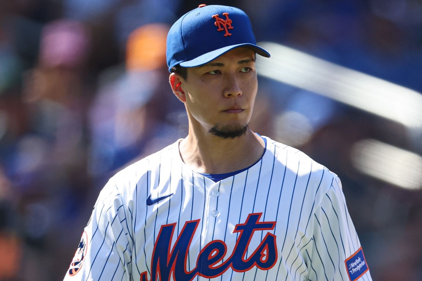 メッツ残留への強い意向を示した千賀。(C) Gettu Images