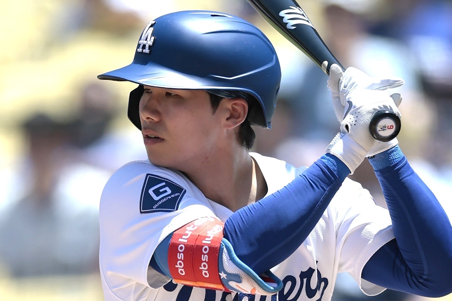 ドジャースのキム・ヘソンがトレード要員になっているようだ。(C)Getty Images