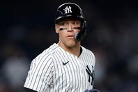 今季３度目のMVPを獲得したジャッジだが、球団史上トップ５の存在となり得るかには議論を呼び起こしている。(C) Getty Images