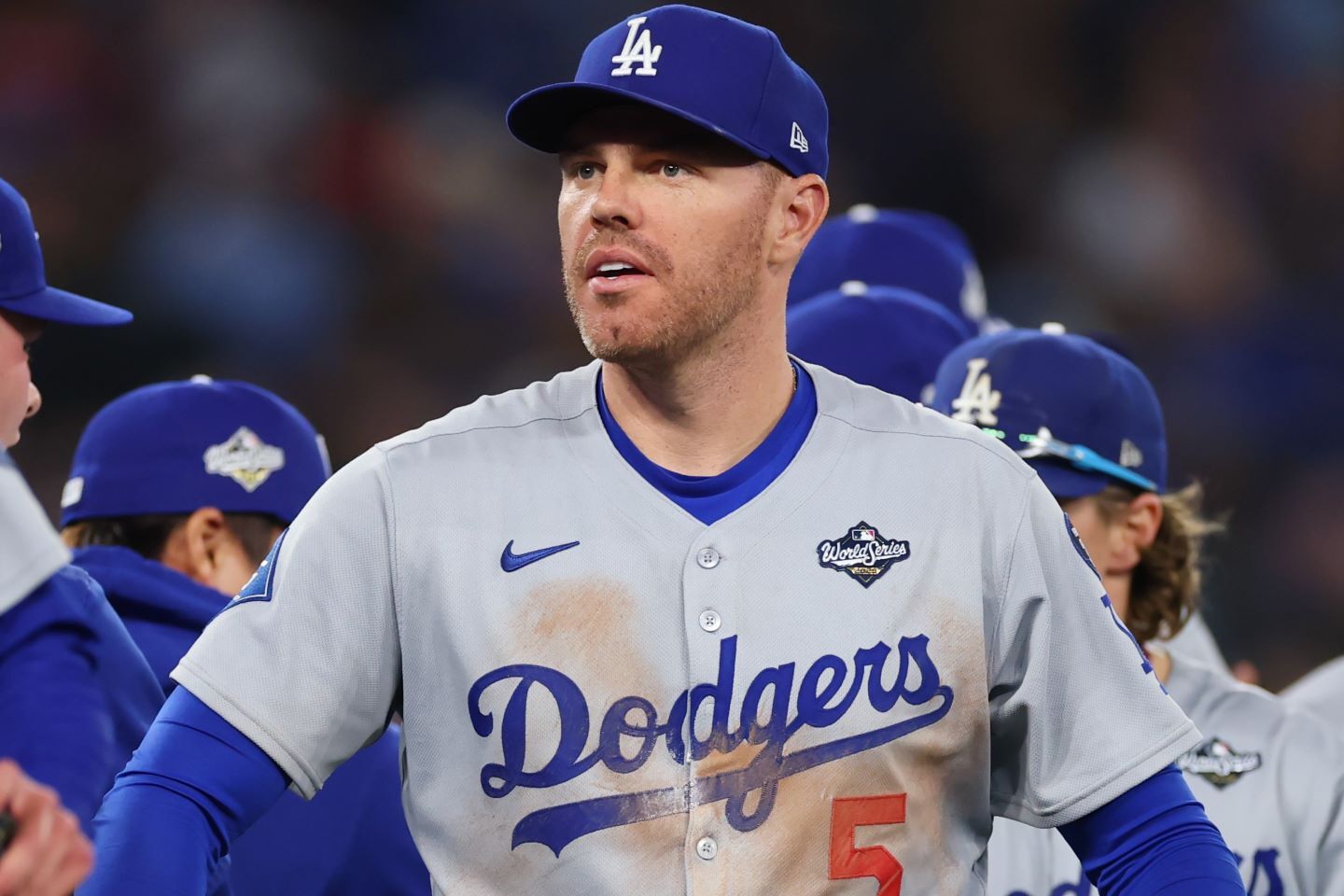 ロバーツ監督のマネジメント能力を称賛したフリーマン。(C)Getty Images