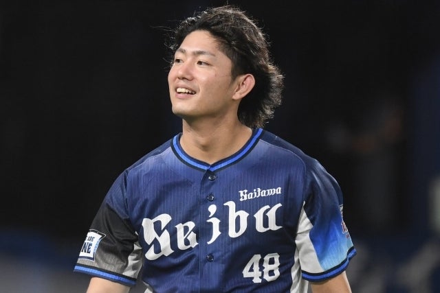 ジャイアンツの獲得見送りが報じられた今井。写真：鈴木颯太朗