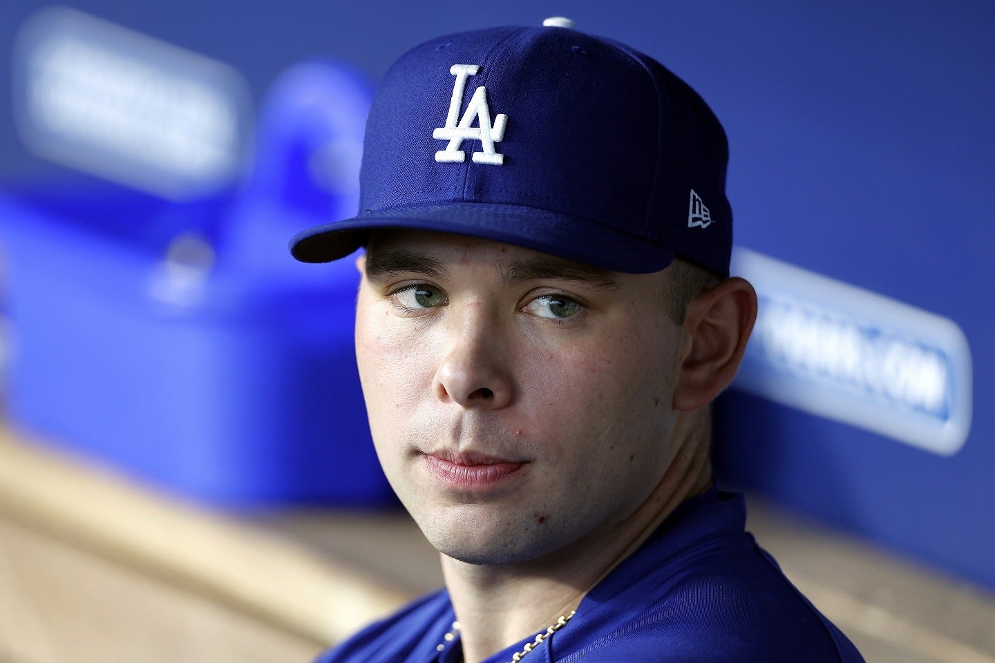 メジャーデビューを果たすも、打撃面で苦戦が続いたラッシング。26年シーズンは飛躍の年になるか。(C)Getty Images