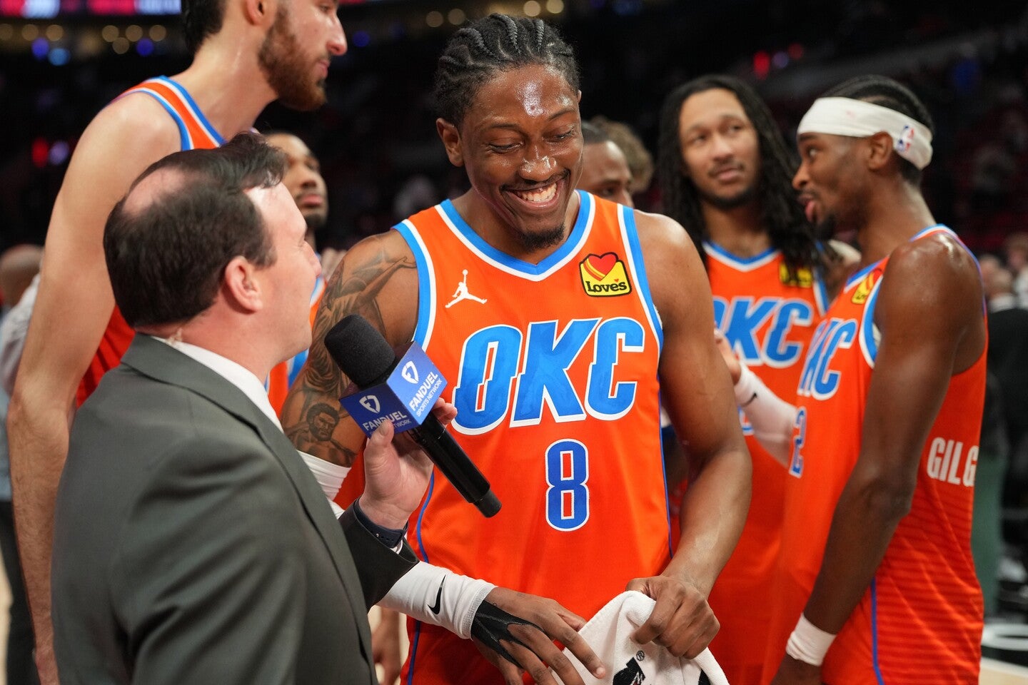 昨季サンダーの優勝に貢献したJ-Dubが待望の復帰を果たした。(C)Getty Images