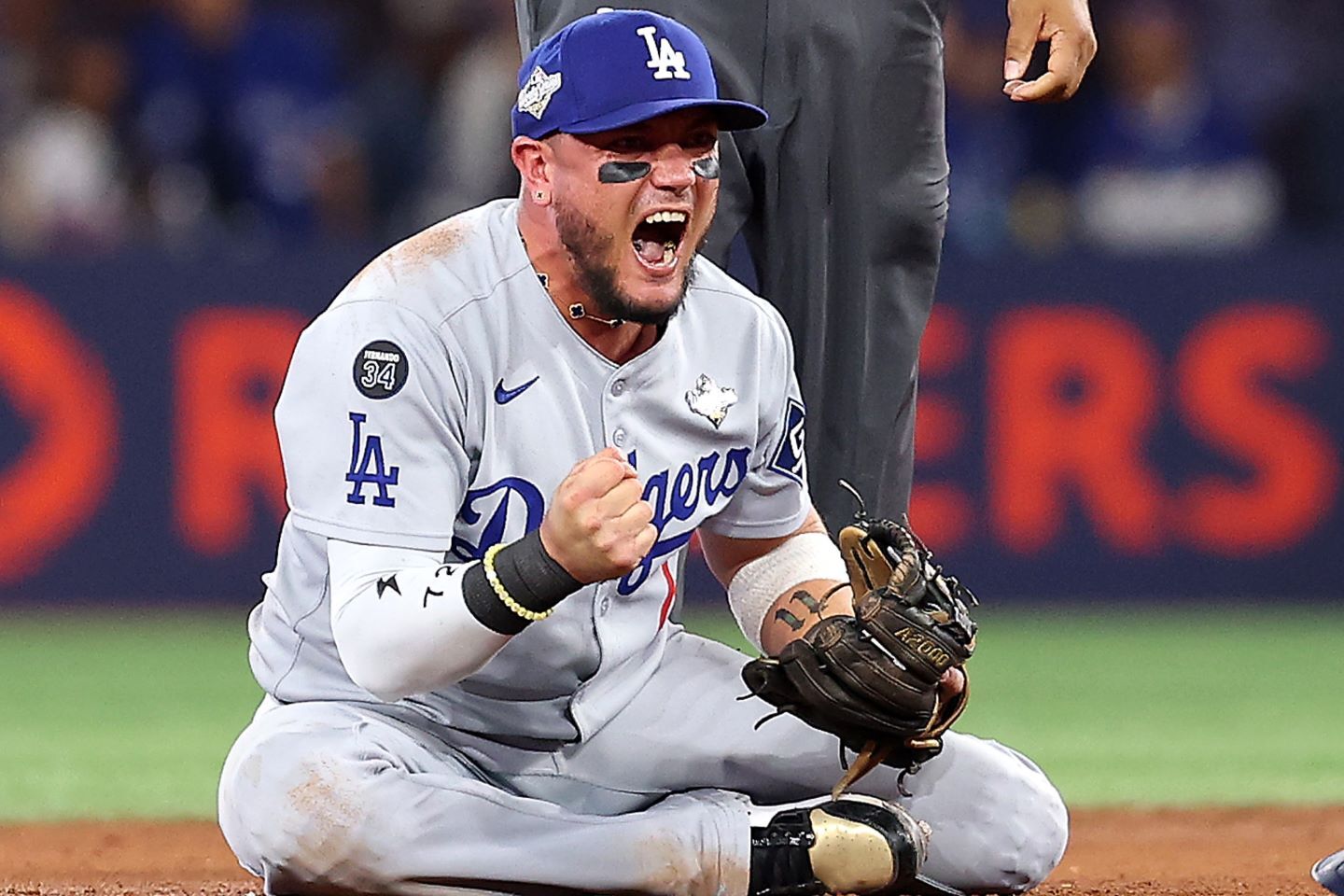 26年シーズン、ドジャースと契約合意したロハス。(C)Getty Images<br />
　