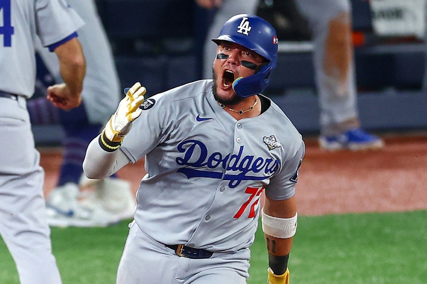 ドジャースと１年の再契約を公表したロハス。(C)Getty Images