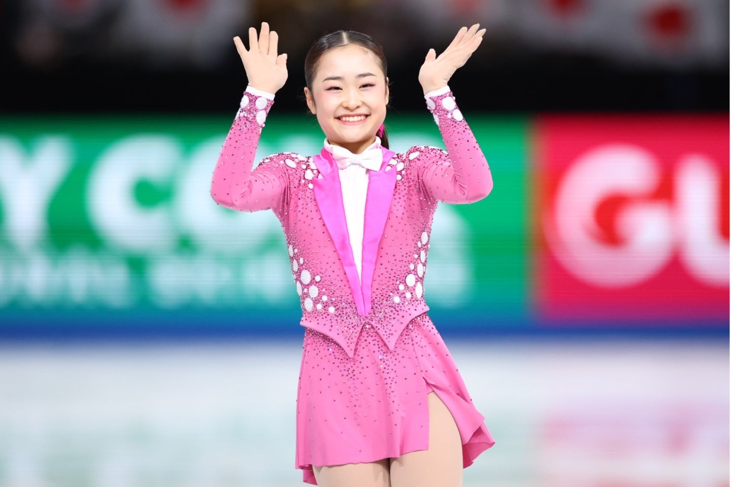 17歳の島田。ジュニアGPファイナルV4を射程圏内に捉えた。写真：永島裕基